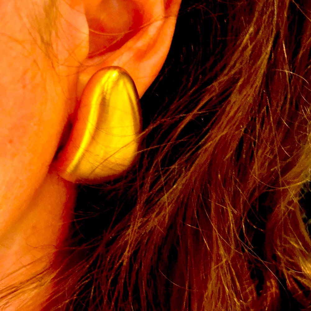 NEW YEAR SALE ❤️Vintage Kenneth Jay Lane Bold Gold Earrings